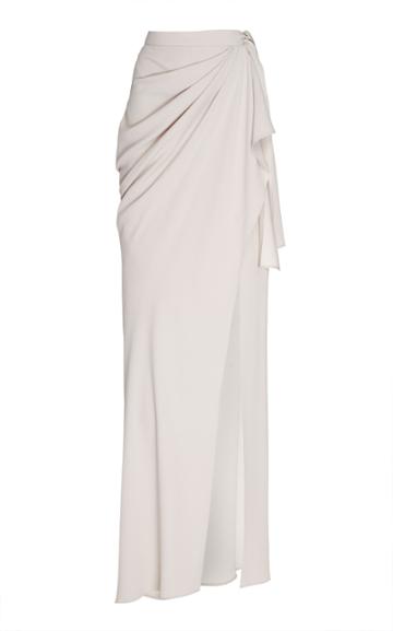 Burnett New York Stone Long Wrap Skirt