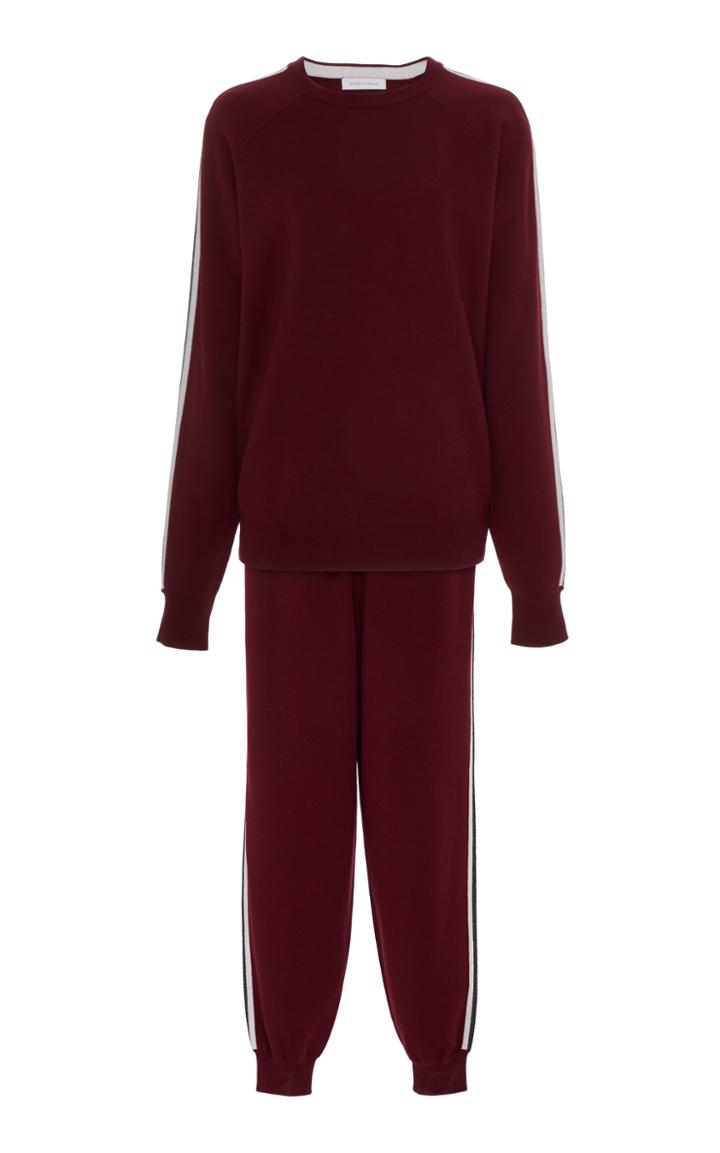 Olivia Von Halle Silk And Cashmere Jogging Suit Size: 0