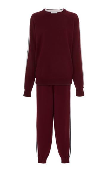 Olivia Von Halle Silk And Cashmere Jogging Suit Size: 0