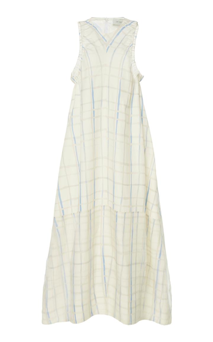 Moda Operandi Lee Mathews Lester Printed Poplin Midi Dress Size: 0