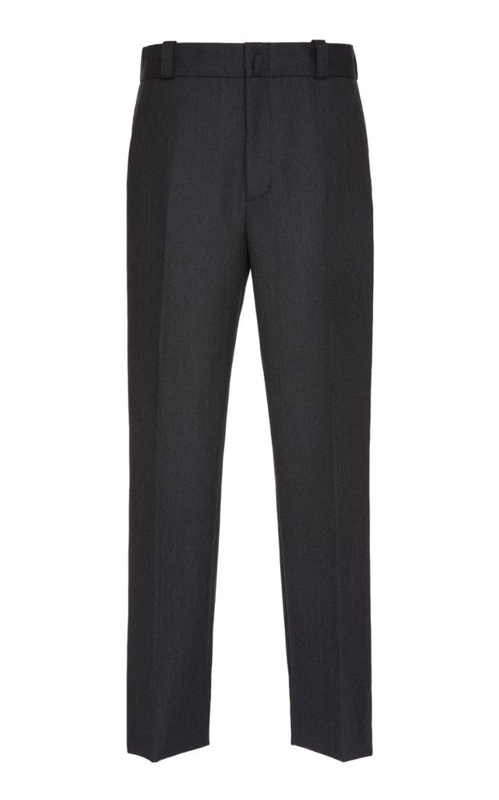 Lanvin Side Striped Wool-flannel Trousers