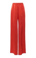 Moda Operandi Ann Demeulemeester Satin High-rise Wide-leg Pant Size: 36