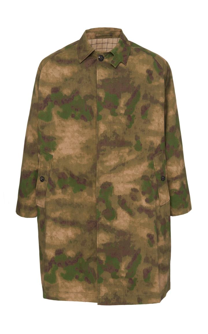 Fortela Camouflage-print Cotton-twill Jacket