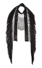 Moda Operandi Philosophy Di Lorenzo Serafini Satin Fringe Scarf