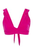 Nanushka Summers Tie Accented Bikini Top