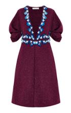 Razan Alazzouni Embellished Wool Boxy Coat