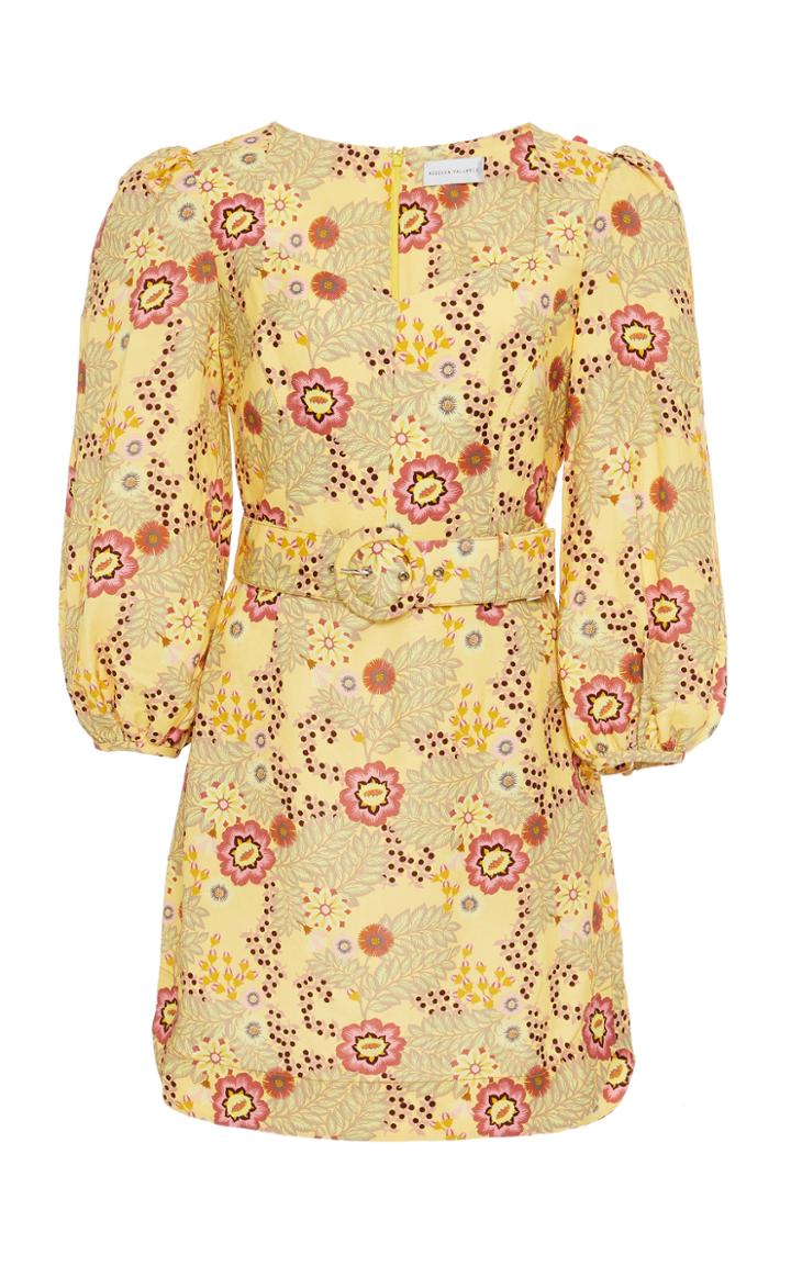 Rebecca Vallance Sahara Belted Mini Dress