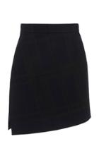 Akris Plaid Cashmere Wrap Skirt