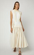 Marni Cap Sleeve Cotton-blend Dress