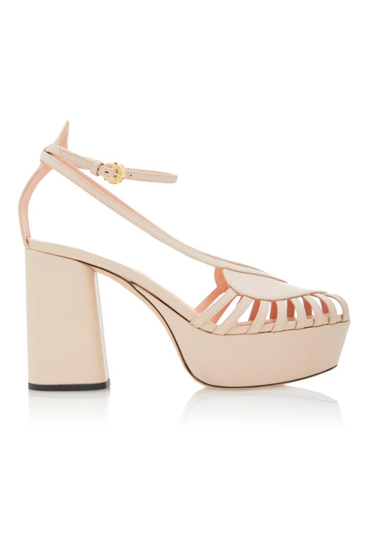 Rochas Platform Strapy Heel
