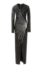 Balmain Crystal-embellished Lam Gown