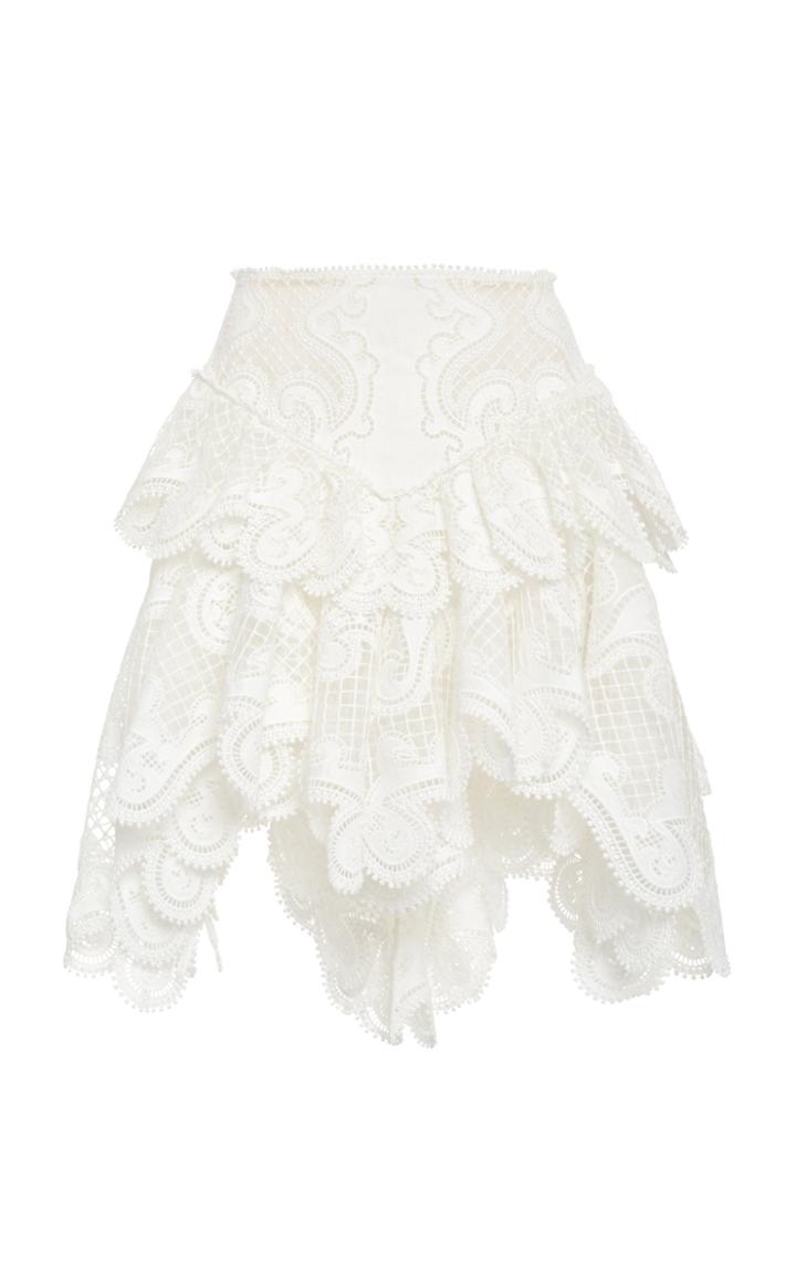 Moda Operandi Zimmermann Glassy Wave Flip Skirt Size: 1