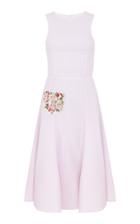Razan Alazzouni Embellished Pocket Short Dress