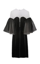 Yanina Demi Couture Illusion Off The Shoulder Cocktail Dress
