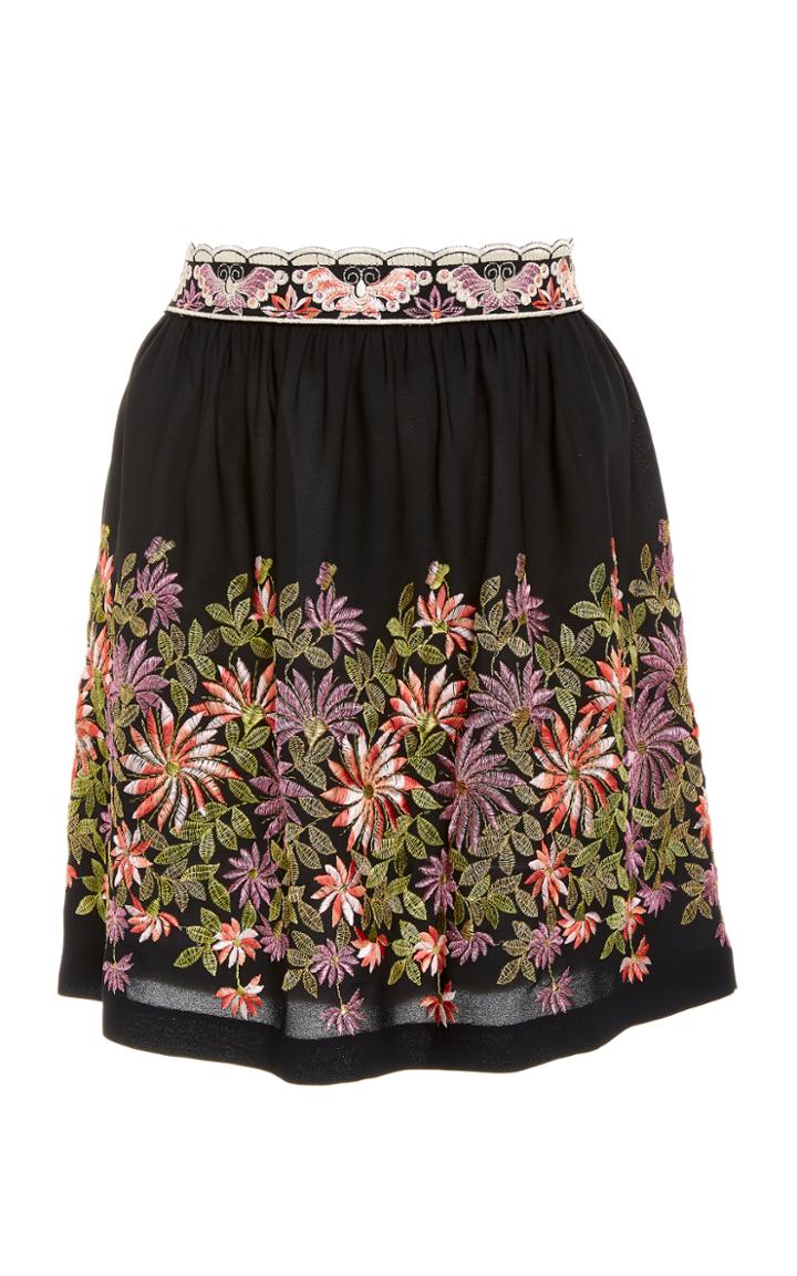 Anna Sui Daisy Georgette Skirt