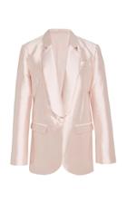 Cynthia Rowley Neptune Silk Wool Smoking Jacket