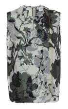 Salvatore Ferragamo Sleeveless Twill Blouse