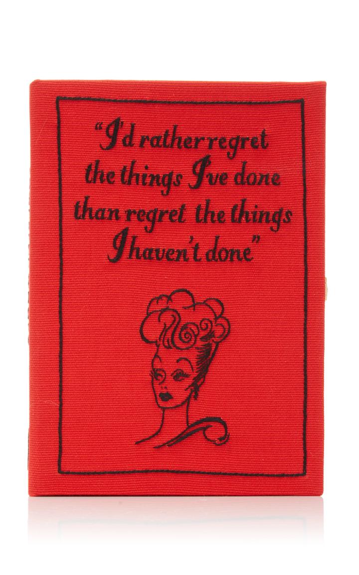 Olympia Le-tan Exclusive Lucille Ball Felt Clutch