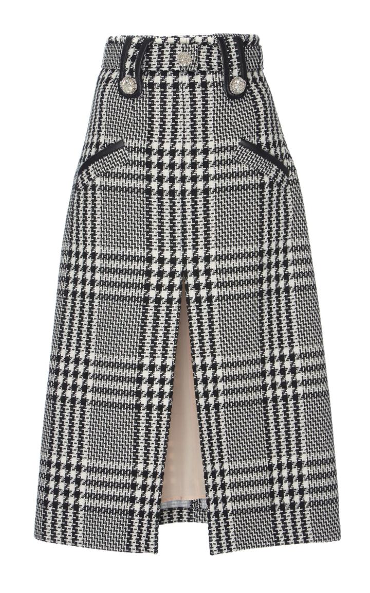 Zuhair Murad Tweed Pencil Skirt
