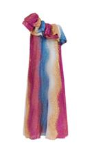Stine Goya Janika Silk One Shoulder Striped Dress