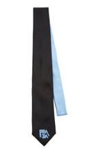 Prada Two-tone Silk Logo Tie