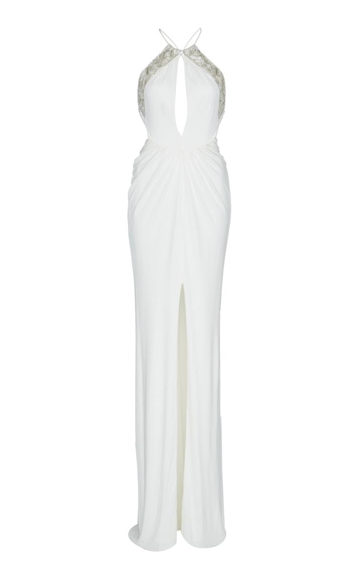Dundas Jersey Halter Neck Gown