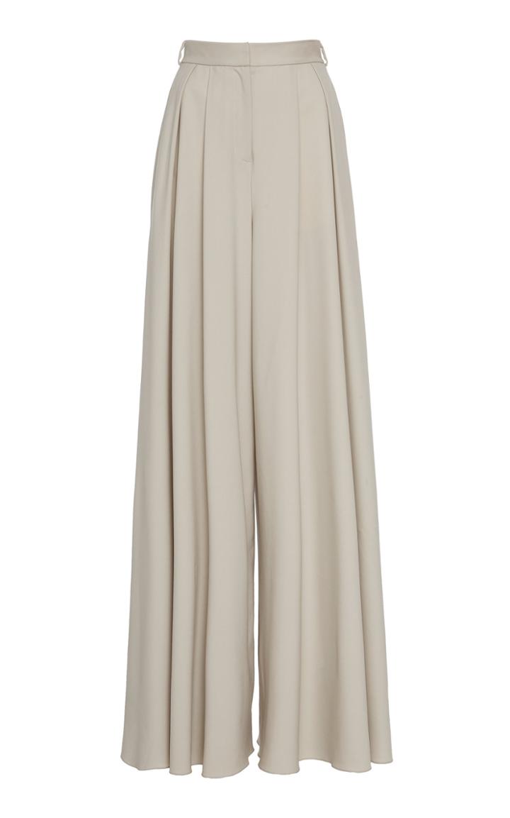 Brandon Maxwell Wide Leg Wool-blend Suiting Pants