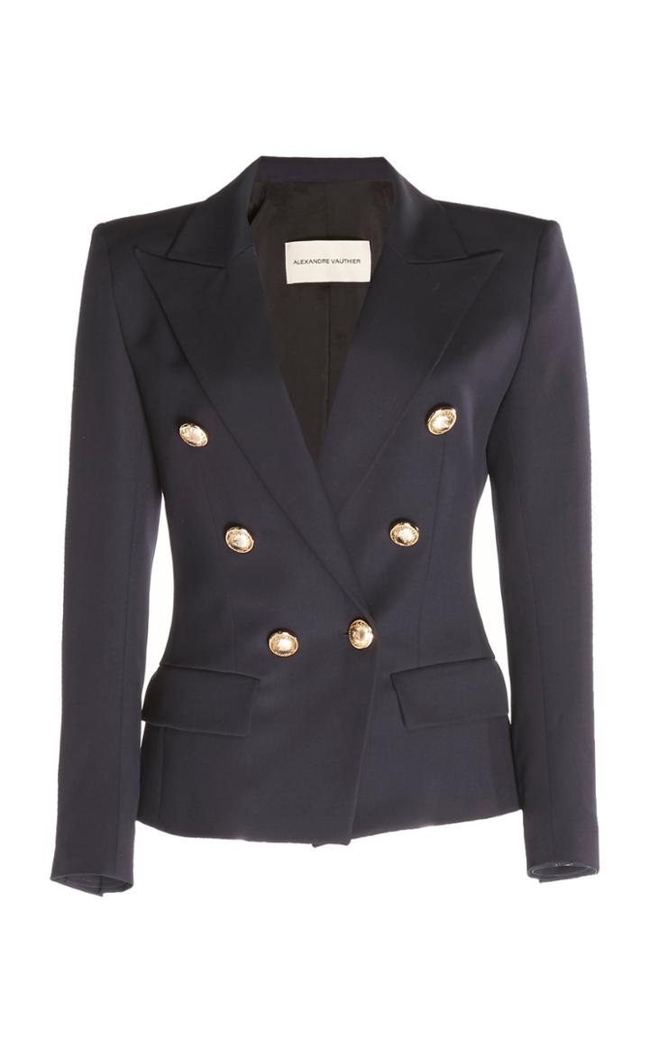 Alexandre Vauthier Double Breasted Wool Blazer