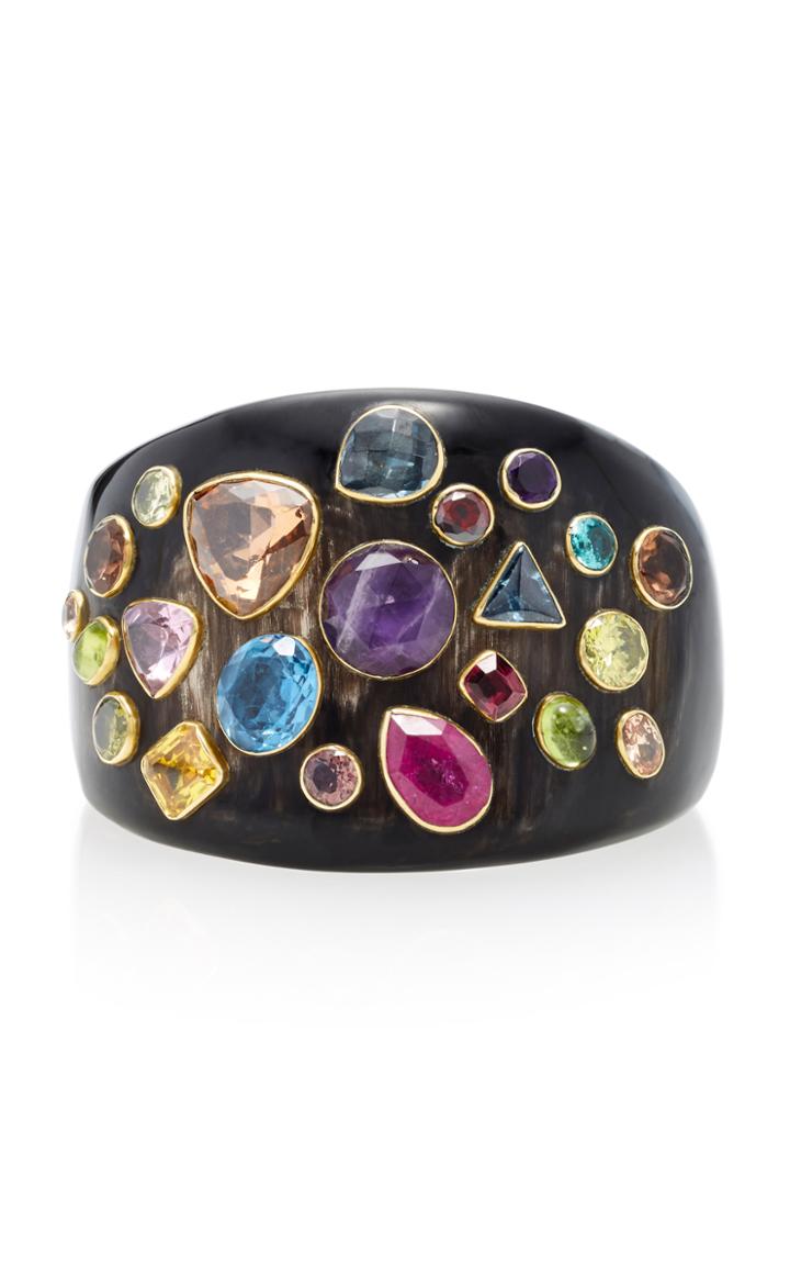 Ashley Pittman Upendo Horn And Multi-stone Bangle