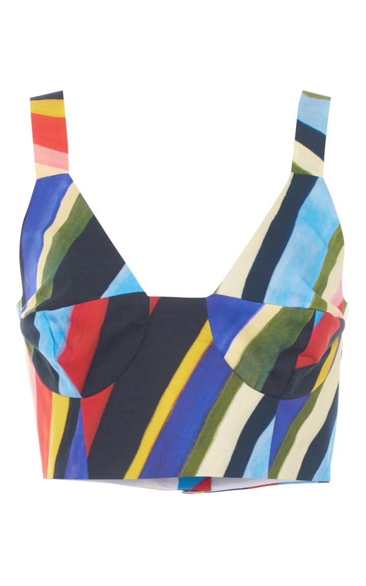 Tata Naka Striped Crop Top