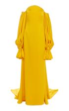 Carolina Herrera Off-the-shoulder Column Gown