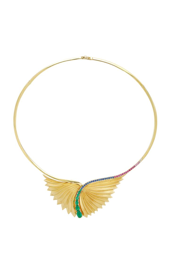 Graziela 18k Gold Multi-stone Necklace