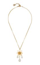 Lulu Frost Pearl-embellished 4k Gold Eagle Necklace