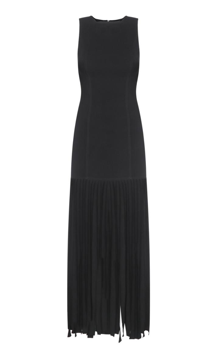 Bevza Maxi Fringe Dress