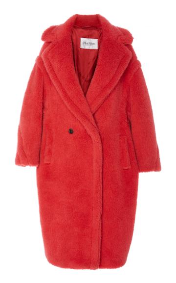 Max Mara Tedgirl Oversized Alpaca And Wool-blend Coat Size: S