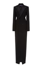 Ralph Lauren Kristian Double-breasted Silk Cady Gown Size: 4