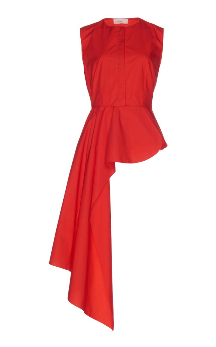 Delpozo Asymmetrical Peplum Shirt