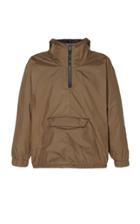 Rhude Brown Half Zip Jacket