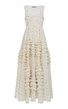 Moda Operandi Molly Goddard Serena Floral-print Cotton Maxi Dress Size: 6