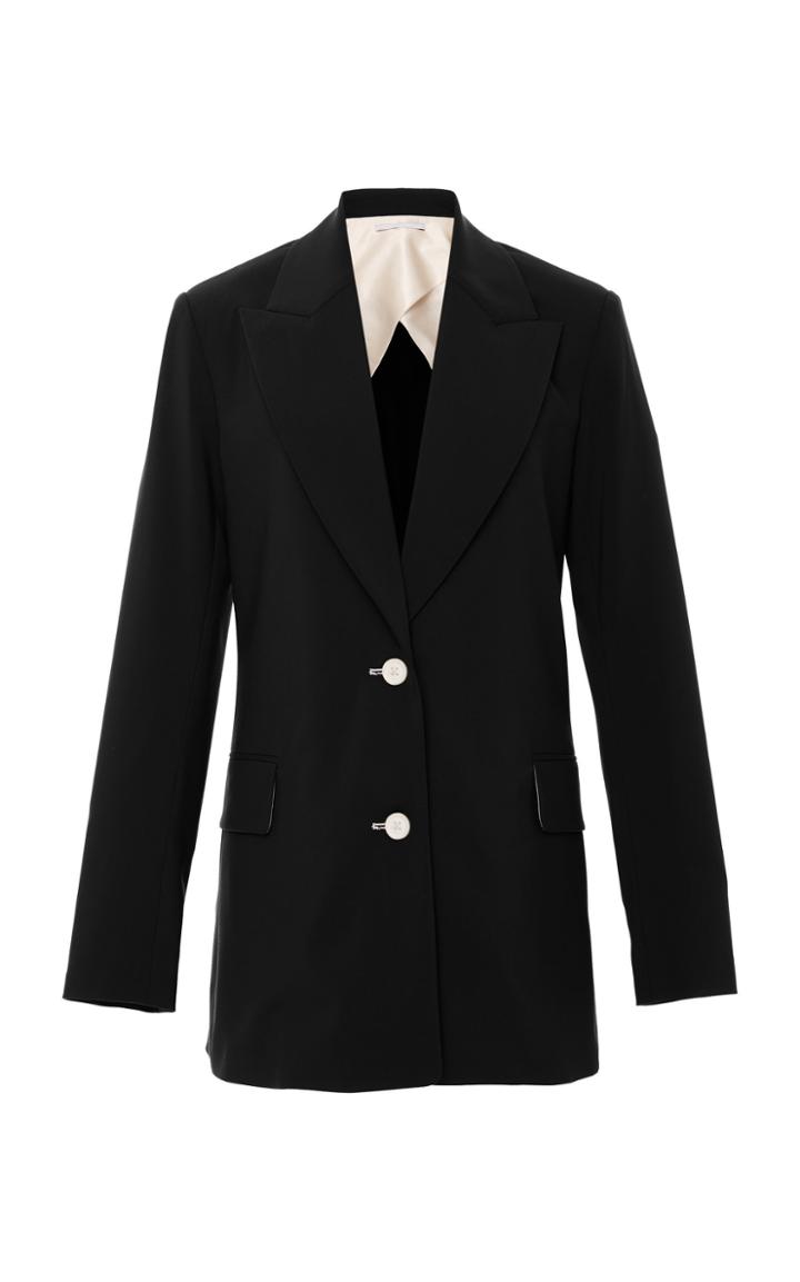 Rosetta Getty Stretch Wool Poplin Jacket