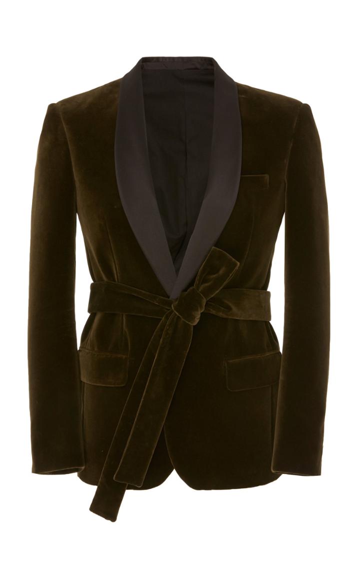 Balmain Self-tie Belted Blazer
