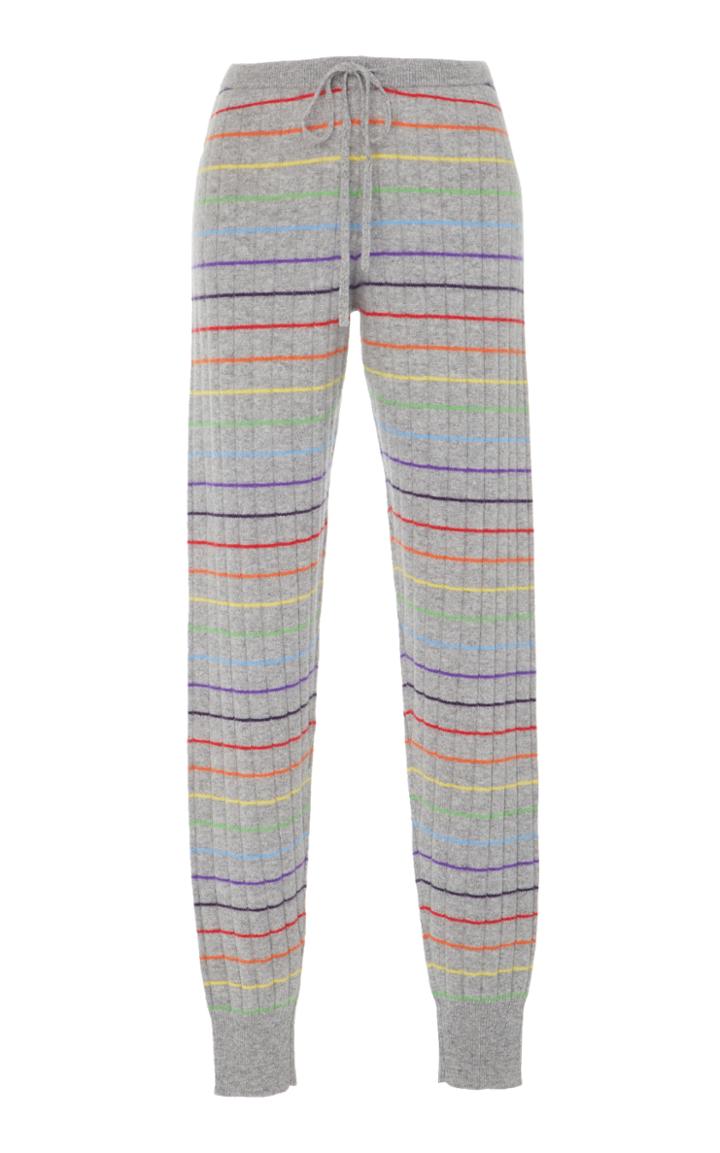 Madeleine Thompson Bell Rainbow Stripe Jogger Pant