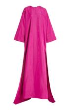 Moda Operandi Oscar De La Renta Draped Cotton-blend Moir Caftan
