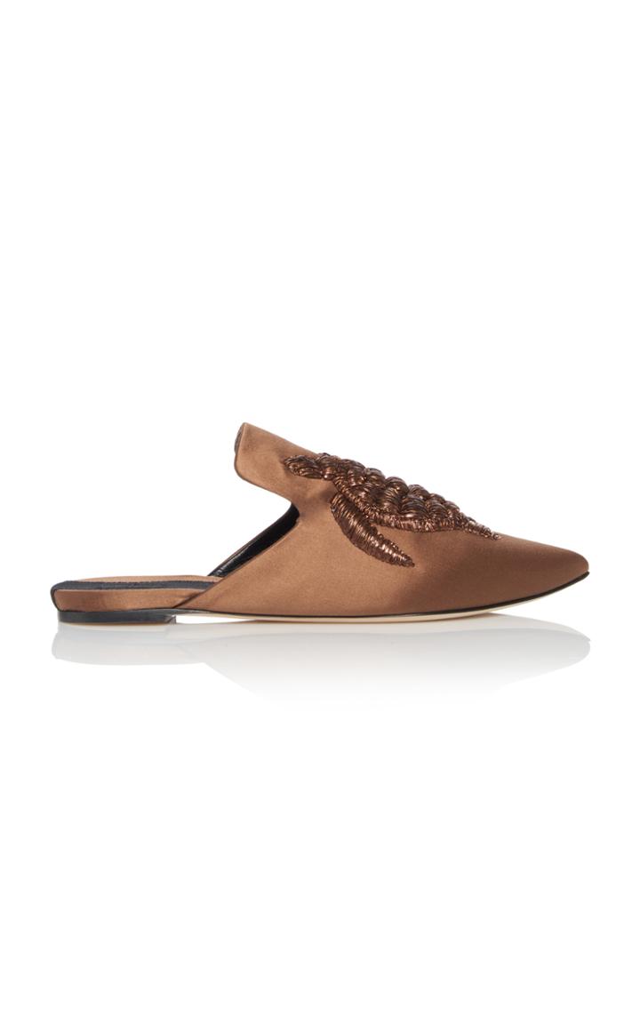 Sanayi 313 Tartaruga Satin Slippers