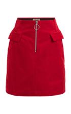Baum Und Pferdgarten Sarita Front Zip Cotton Skirt