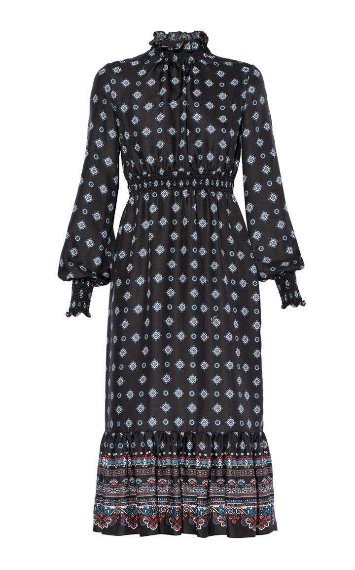 Moda Operandi Erdem Aiden Printed Silk Dress