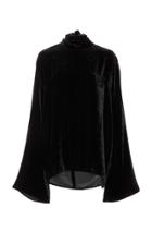 Marei 1998 Heliconia Velvet Bow Tie Top