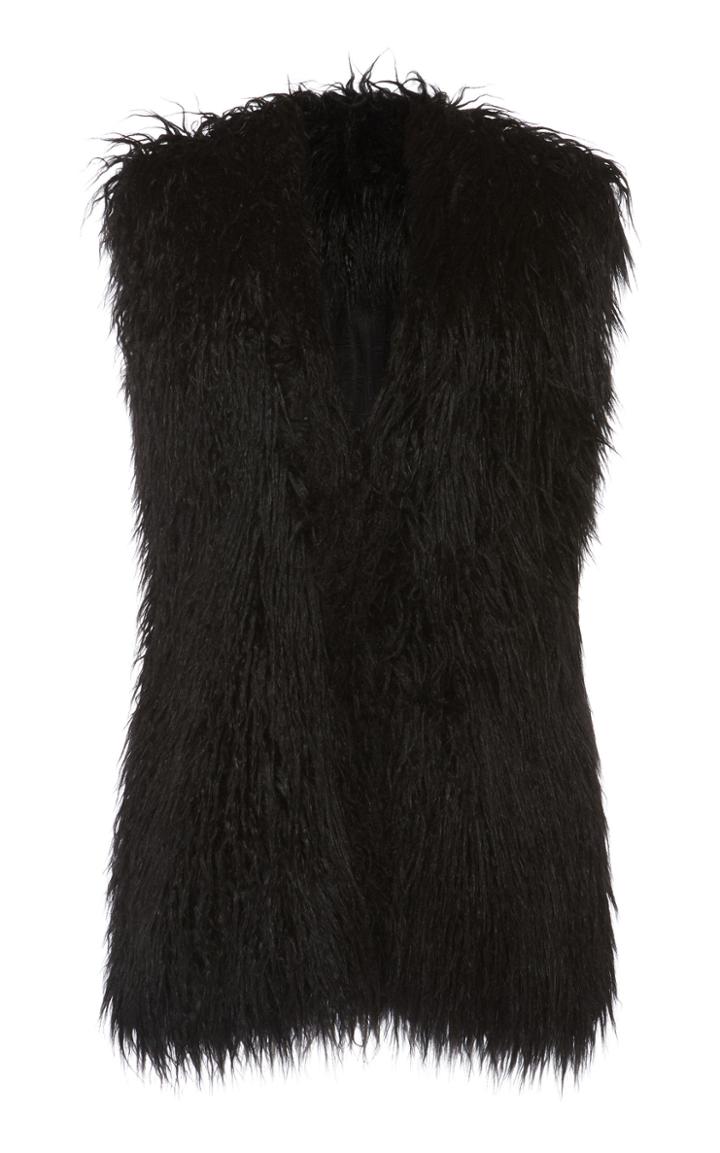 Paco Rabanne Oversized Shearling Vest