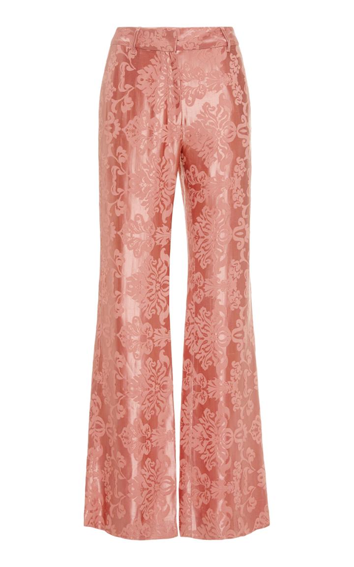 Ann Demeulemeester Satin-jacquard Wide-leg Pants