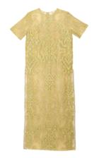 Saptodjojokartiko Dijon Embellished Slit Dress
